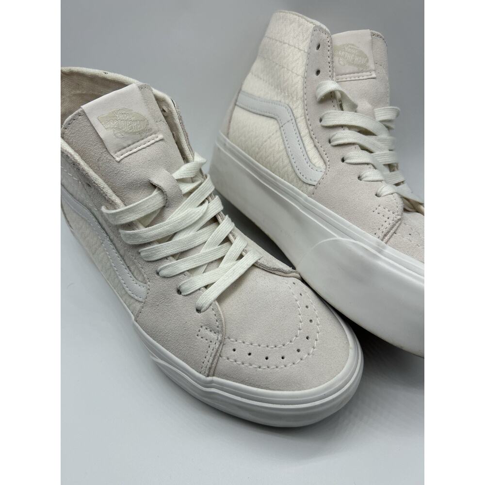 Vans Hi SK8 Platform Light Pink Cream High Top W7.5  | Tapered